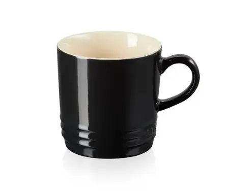 CANECA CAPPUCCINO LE CREUSET 200ML BLACK ONYX(BL)