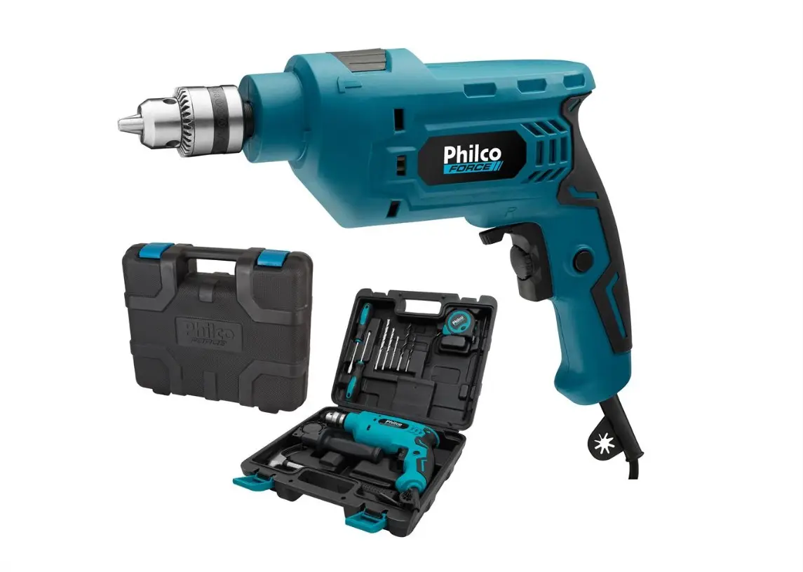 FURADEIRA IMPACTO PHILCO PFU01MF 650W C/MALETA 51102003 220V