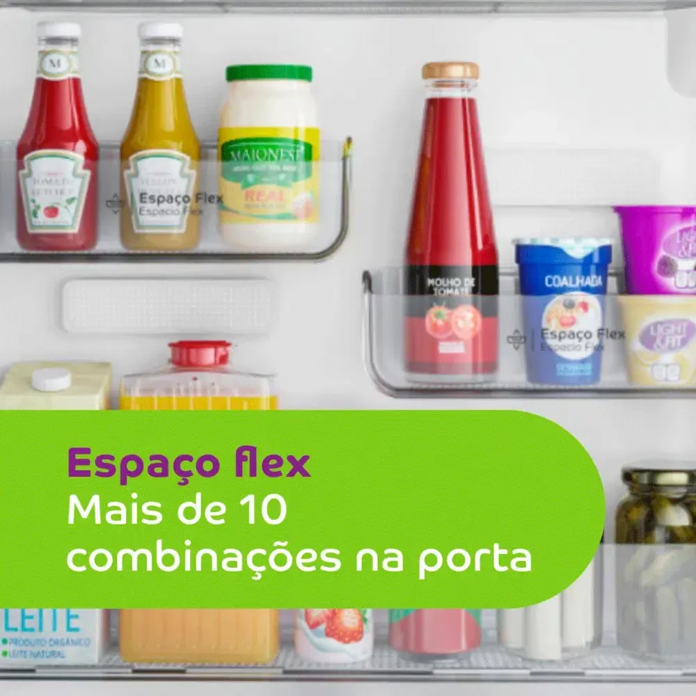 REFRIGERADOR CONSUL CRM50LBBNA 410LT FROST FREE BRANCO 220V 7