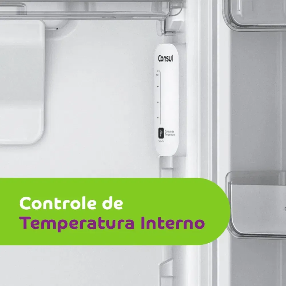 REFRIGERADOR CONSUL CRM50LBBNA 410LT FROST FREE BRANCO 220V 8