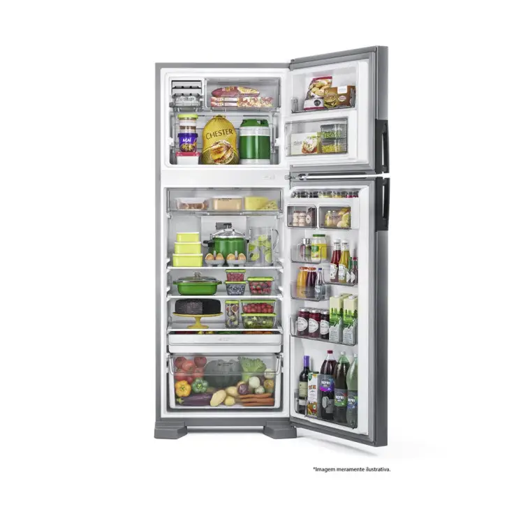 REFRIGERADOR CONSUL CRM56FKBNA 451LT FROST FREE PLATINUM 220V 5