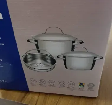 JOGO PANELA TRAMONTINA INOX 3PC ALLEGRA 65660/260