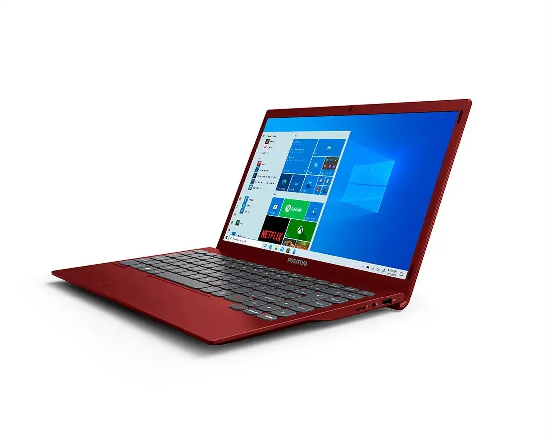 NOTEBOOK POSITIVO ATOM 14 Z8350 W10 4GB/128GB-SSD VERMELHO Q4128C