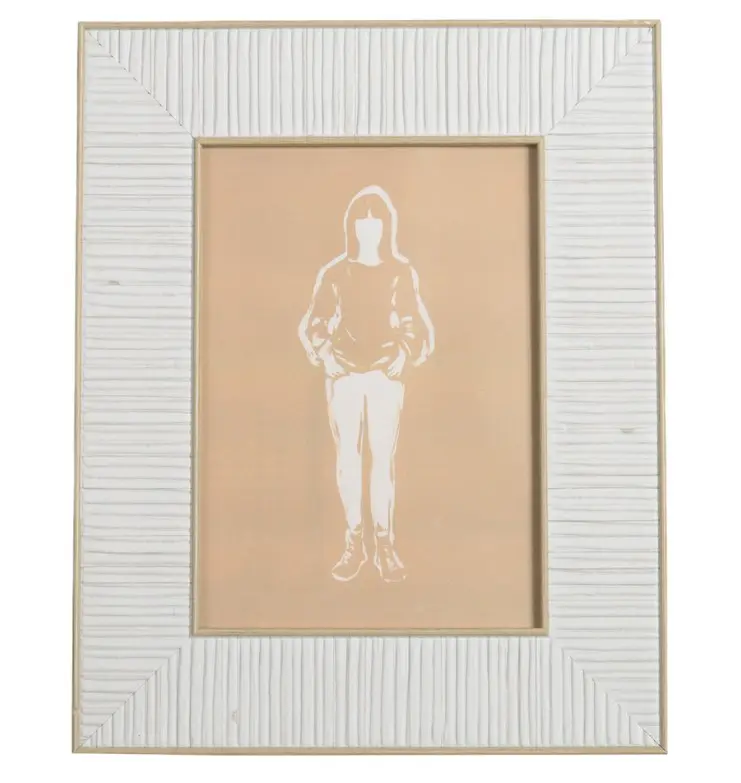 PORTA RETRATO FLORARTE 83409001 OFF WHITE(BL) 2