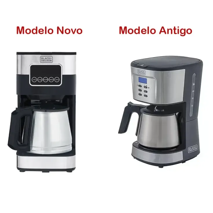 CAFETEIRA BLACK E DECKER PROGRAMAVEL CM350G INOX GOURMAND GRIS 220V DIGITAL