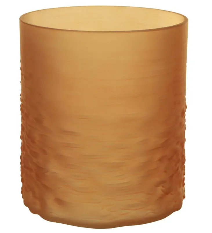 VASO FLORARTE 53089004 VIDRO LARANJA(BL)