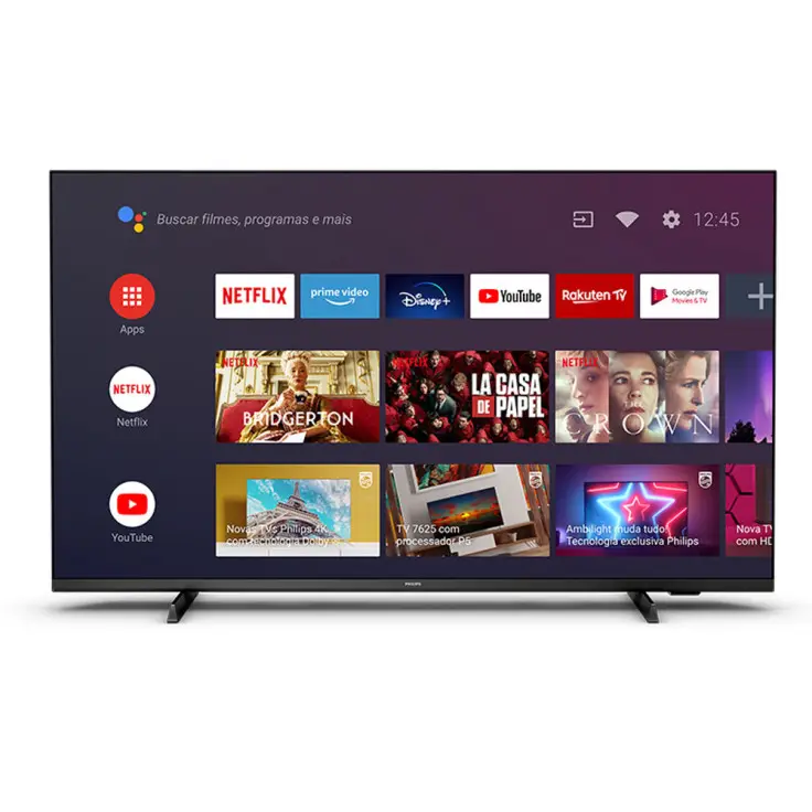 TV PHILIPS 65" ANDROID 65PUG7406/78 LED SMART UHD 4K 5
