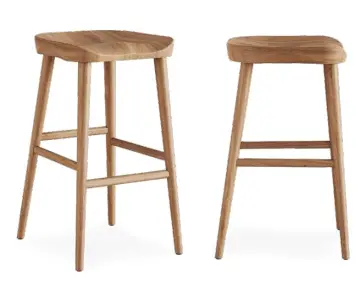 BANQUETA MEMOR HIP 3004 MADEIRA NATURAL