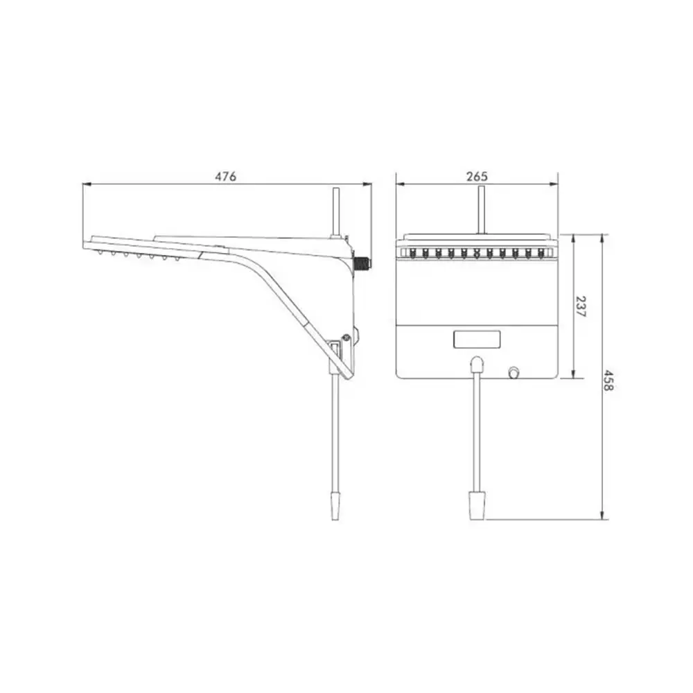 CHUVEIRO/DUCHA ZAGONEL DUCALI ELETRONICA BRANCA 220V - 7500W 4