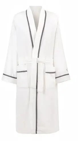 ROUPAO BARONE TRUSSARDI  MASC ARDOSIA BRANCO M(BL)