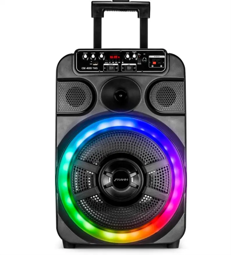 CAIXA SOM FRAHM C/BATERIA CM400TWS 400W C/Wireless