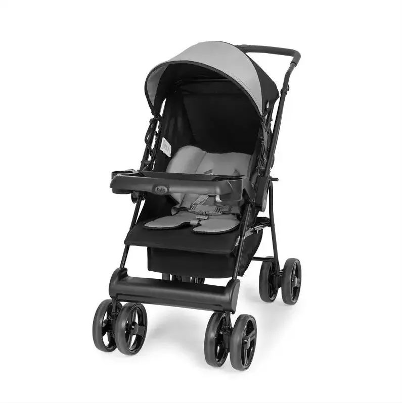 CARRINHO TUTTI BABY SOLARE 10009-01 PRETO/CINZA