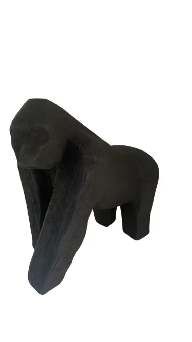 ESCULTURA GORILA MOAS 14865 POLIRESINA