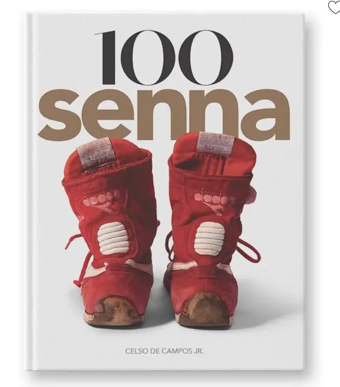 LIVRO QUEEN BOOKS 100 SENNA EDICAO ESPECIAL 30 ANOS CAPA BOTA(BL)