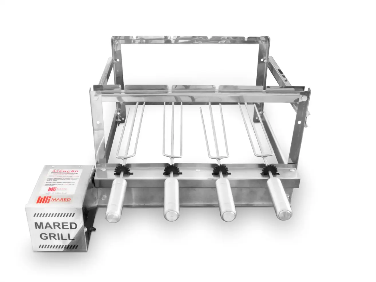 CHURRASQUEIRA MARED ELETRICA 4 ESPETO GIRATORIA BIVOLT