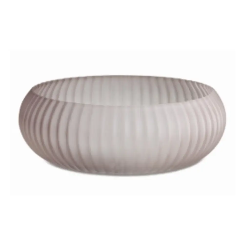 CENTRO DE MESA MOAS 10079 MOCCA EM VIDRO(BL)