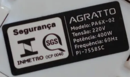 PANELA ARROZ ELETRICA AGRATTO PA6X BRANCA 220V 2