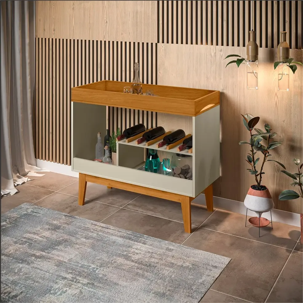 ADEGA TEBARROT DAKAR OFF WHITE/MADEIRA 220V