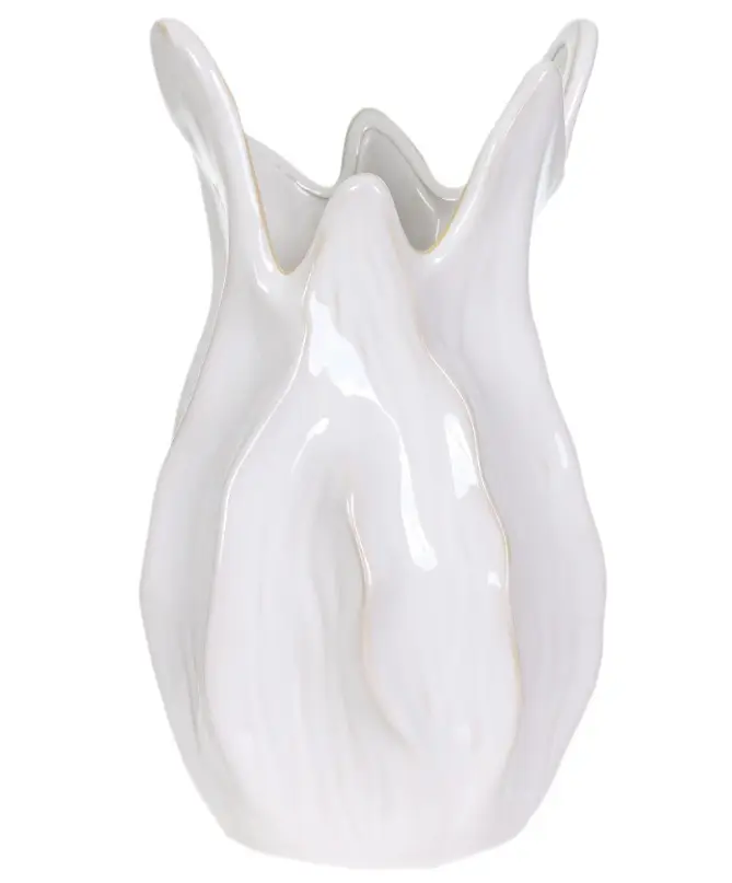 VASO FLORARTE 41628001 ORGANICO OFF WHITE(BL)