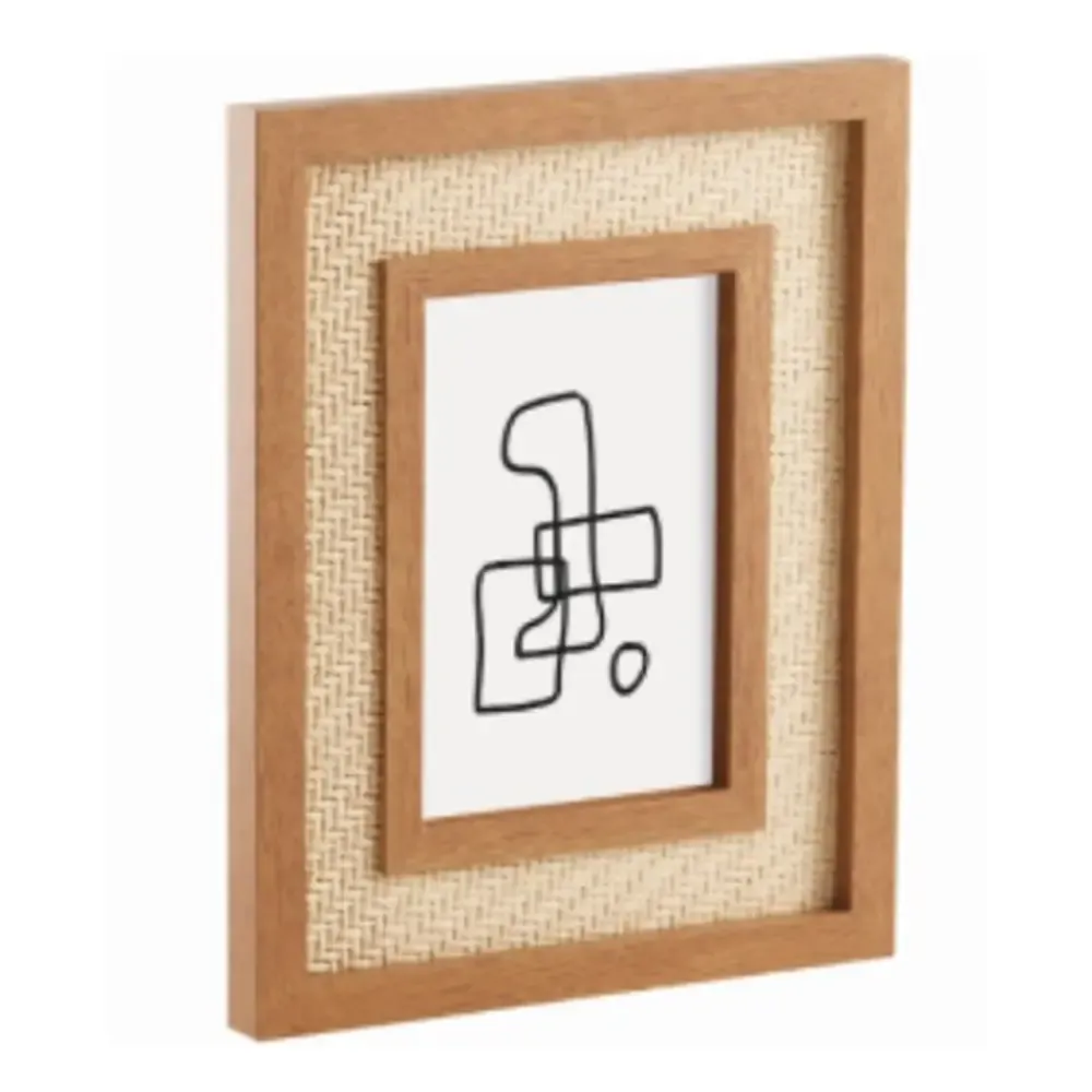 PORTA RETRATO MART 23295 MDF RATTAN 10X15 2