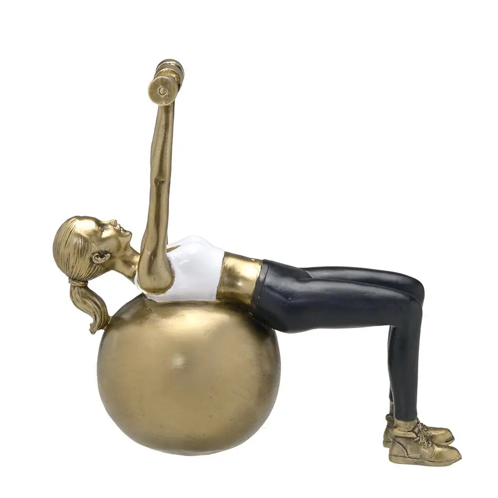 ESTATUA MABRUK 257506 MULHER FIT DECORATIVA