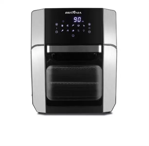FRITADEIRA ELETRICA  OVEN BRITANIA AIR FRY DESIDRATADORA 12LT BFR2100 PRETA 220V 2
