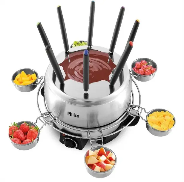 PANELA ELETRICA FONDUE PHILCO PPE03I 2.3LT INOX 220V