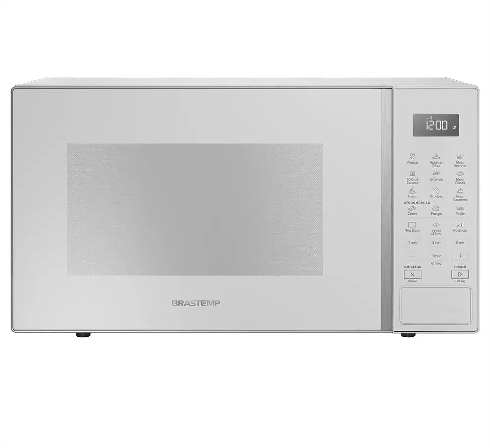 FORNO MICROONDAS 32LT BRASTEMP BMS46ABBNA BRANCO 220V
