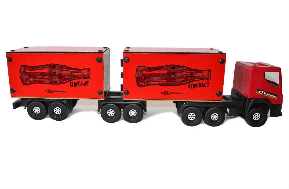 BRINQUEDO CAMINHAO BAU BI-TREM 174 PA BRINQUEDOS