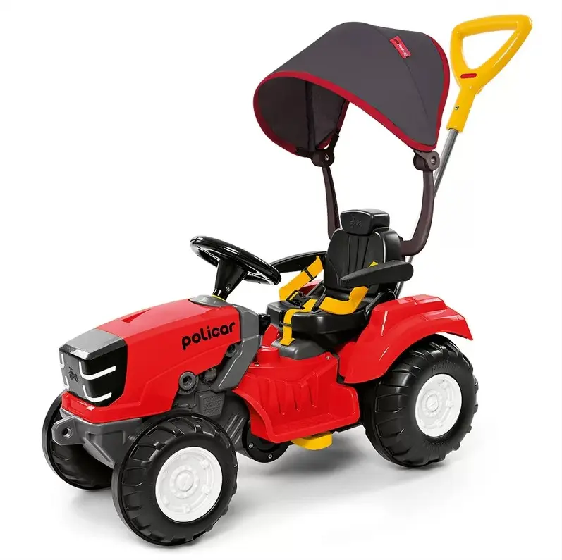 QUADRICICLO POLIPLAC TRATOR PASSEIO E PEDAL VERMELHO
