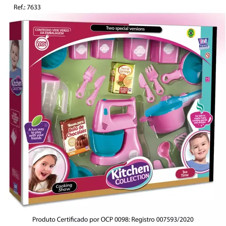 BRINQUEDO PRINCESA 7636 SHOW COZINHA ZUCA TOYS