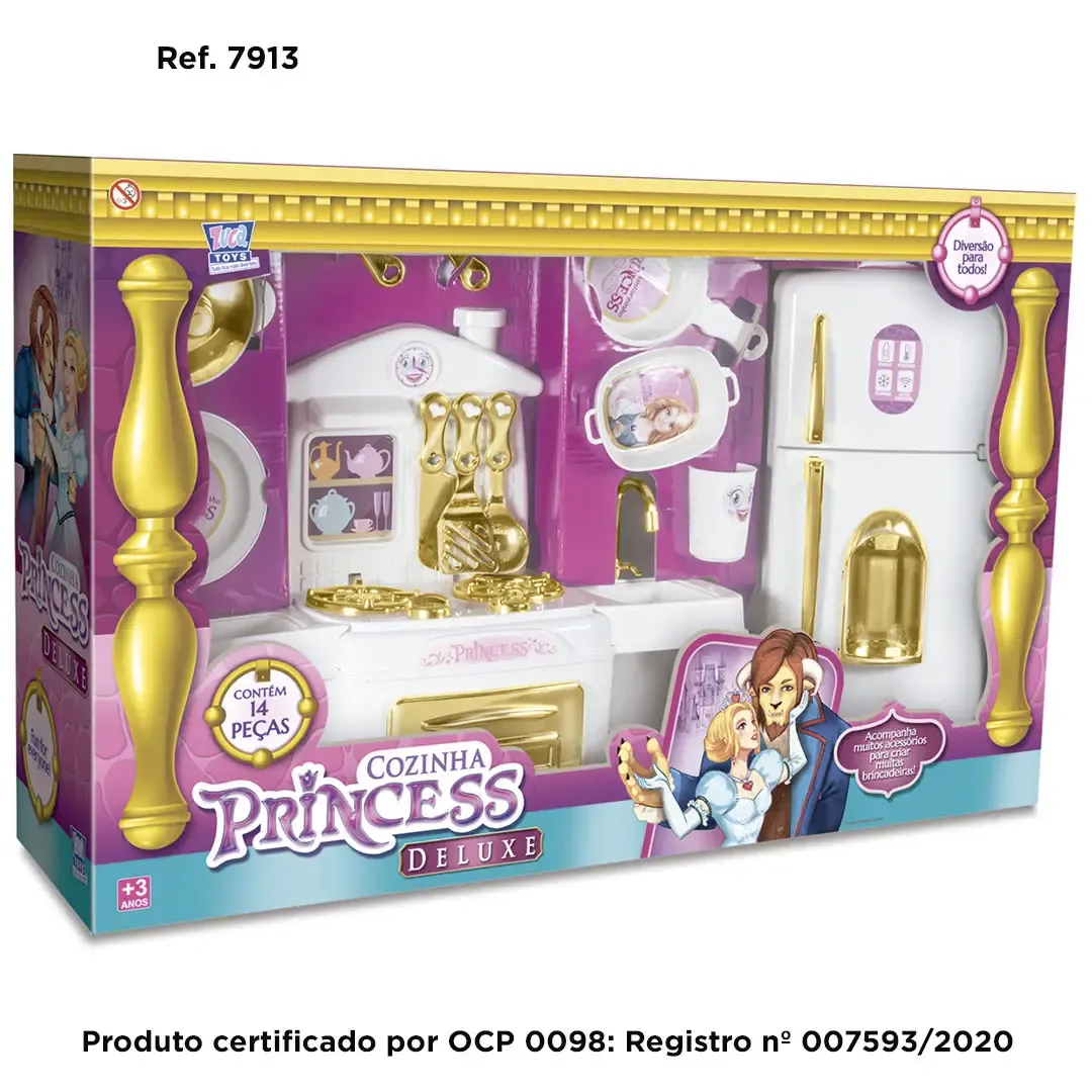 BRINQUEDO PRINCESA 7913 COZINHA DELUXE ZUCA TOYS