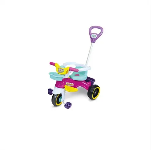 TRICICLO MARAL PLAY TRIKE PASSEIO E PEDAL ROSA 3176