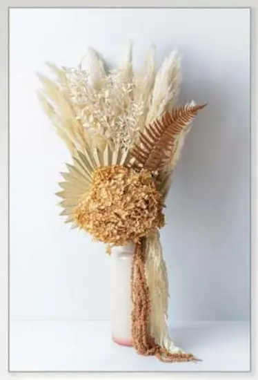 QUADRO LEART 0.85X1.25 ALUMGLASS VASO FLORES(BL)