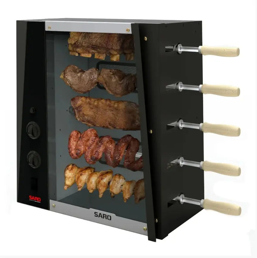 CHURRASQUEIRA SARO ELETRICA 5 ESPETO ROTATIVO  CHR22 220V