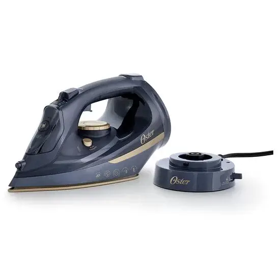 FERRO ELETRICO OSTER GCSTCC5000 VAPOR S/FIO PRETO 220V ANTIGO:GCSTCC3000