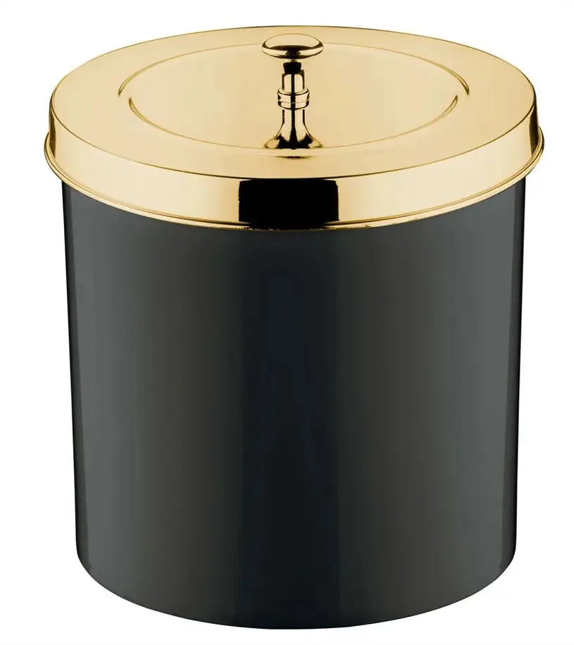 LIXEIRA FUTURE 5LT 0551 PRETO/ROSE