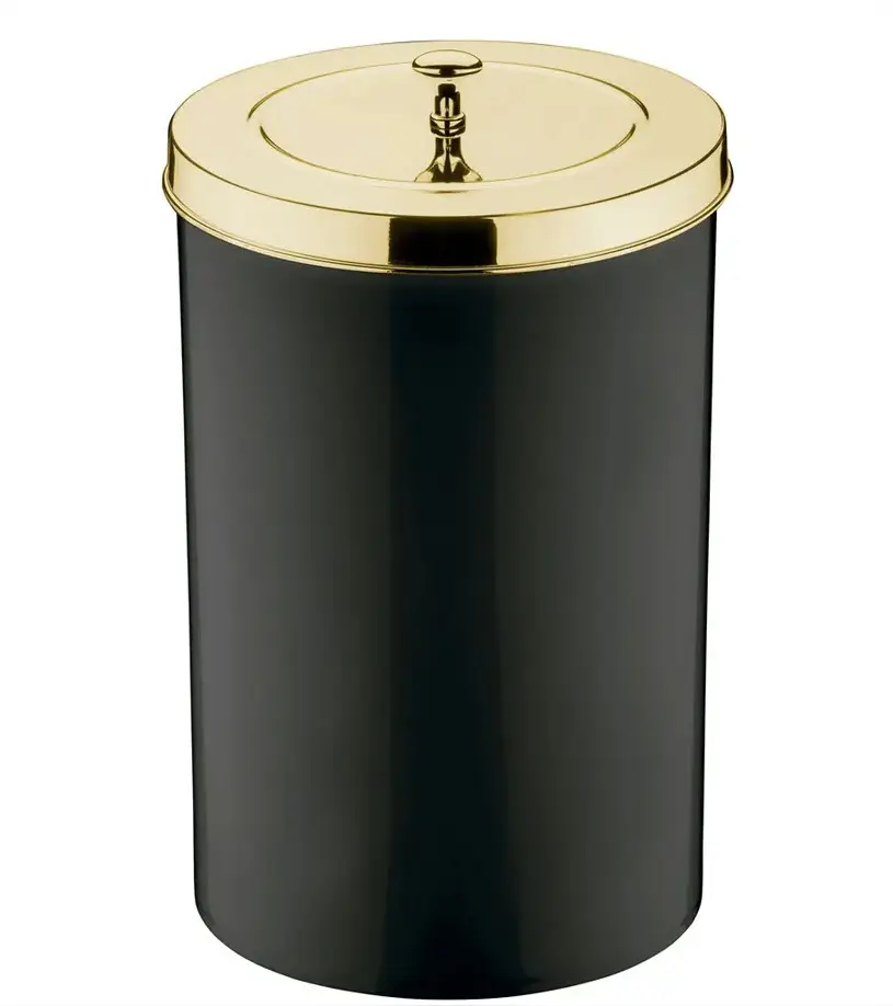 LIXEIRA FUTURE 8LT 0581 PRETO/ROSE