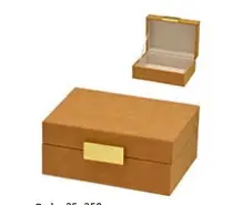 CAIXA MABRUK 35358 P CARAMELO/DOURADA