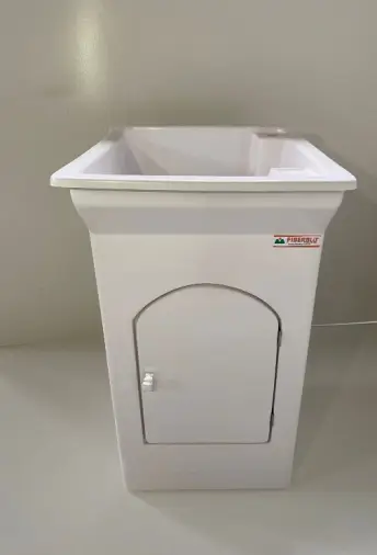 TANQUE FIBRA FIBERBLU 20LT REF 63 BRANCO