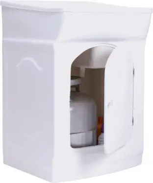 TANQUE FIBRA FIBERBLU 33LT REF 24 BRANCO