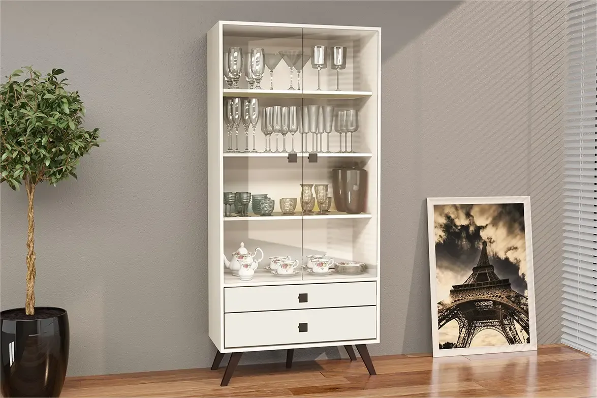 CRISTALEIRA MOVELBENTO RT3151 OFF WHITE