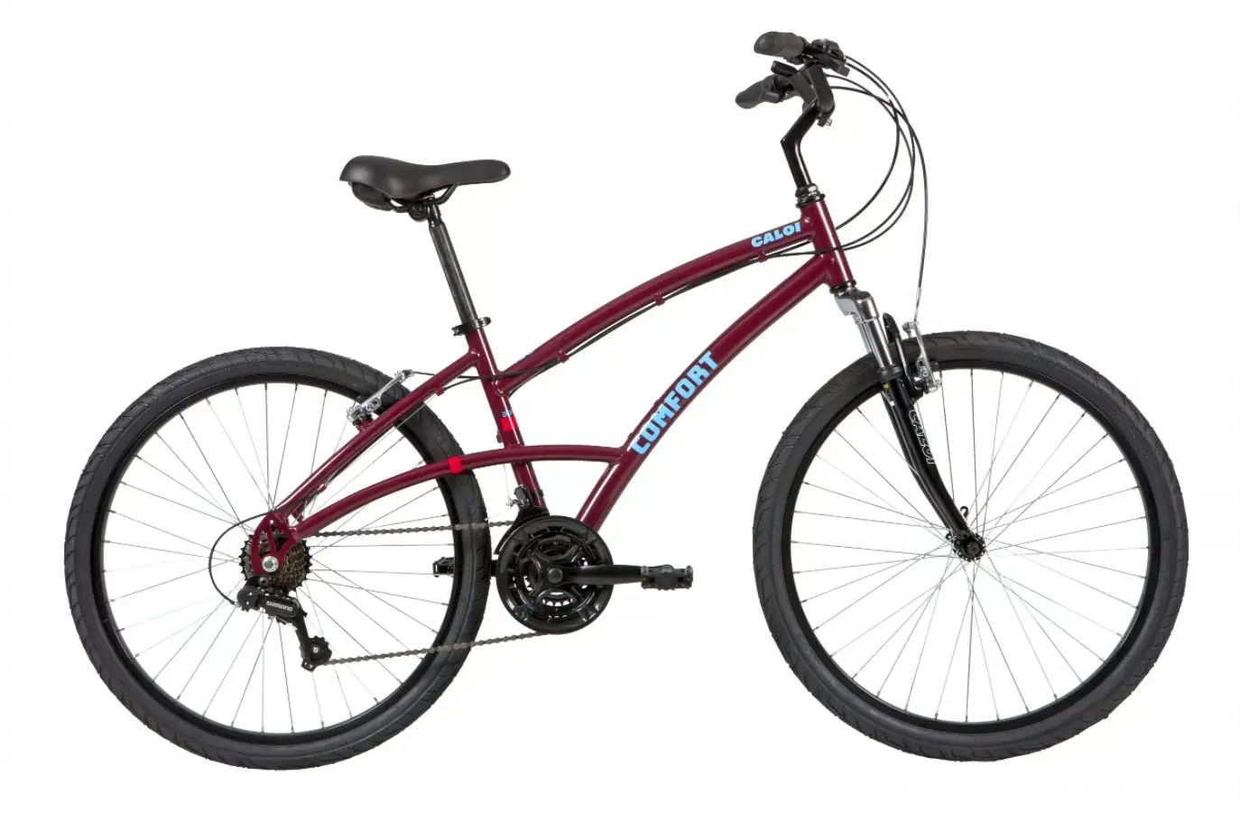 BICICLETA A26 CALOI 400 FEMININA VINHO 21V