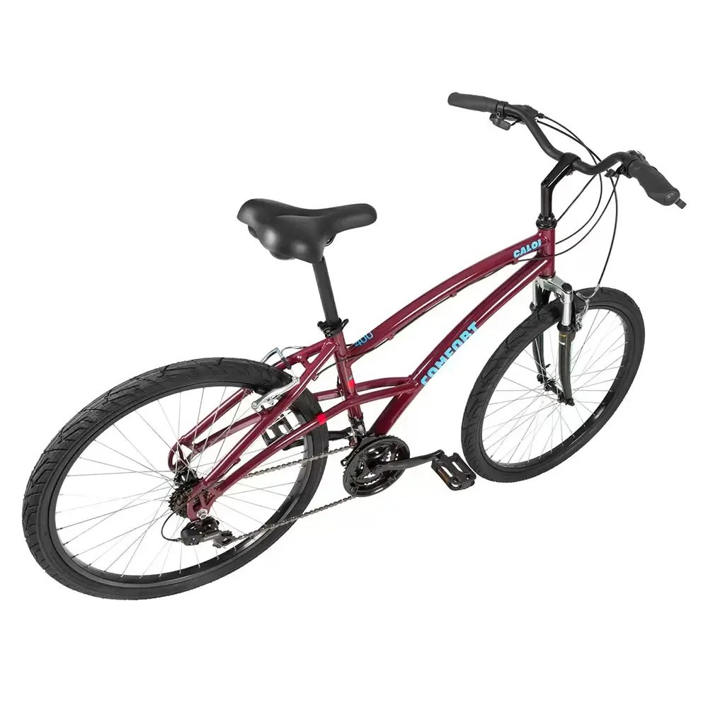 BICICLETA A26 CALOI 400 FEMININA VINHO 21V 5