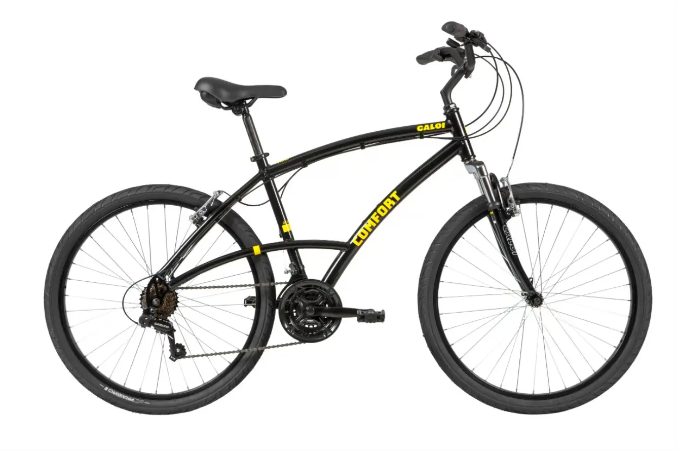 BICICLETA A26 CALOI 400 MASCULINA PRETA 21V