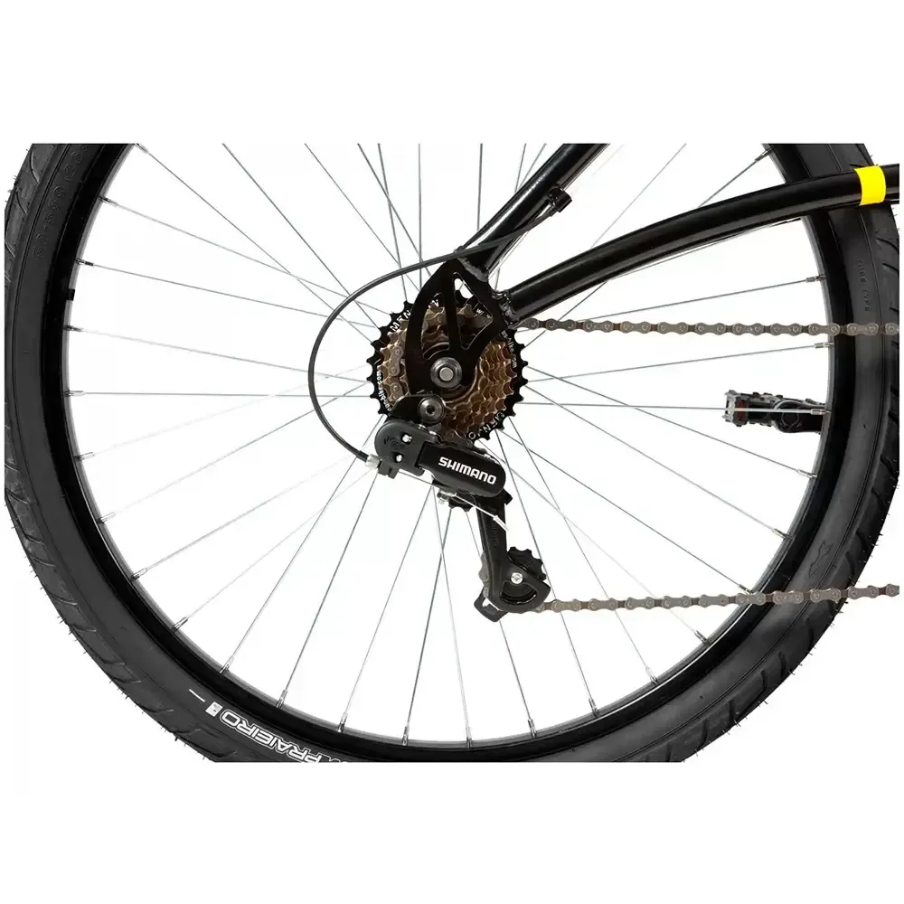 BICICLETA A26 CALOI 400 MASCULINA PRETA 21V 6