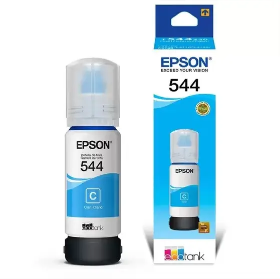 REFIL TINTA T544 EPSON L3250 CIANO