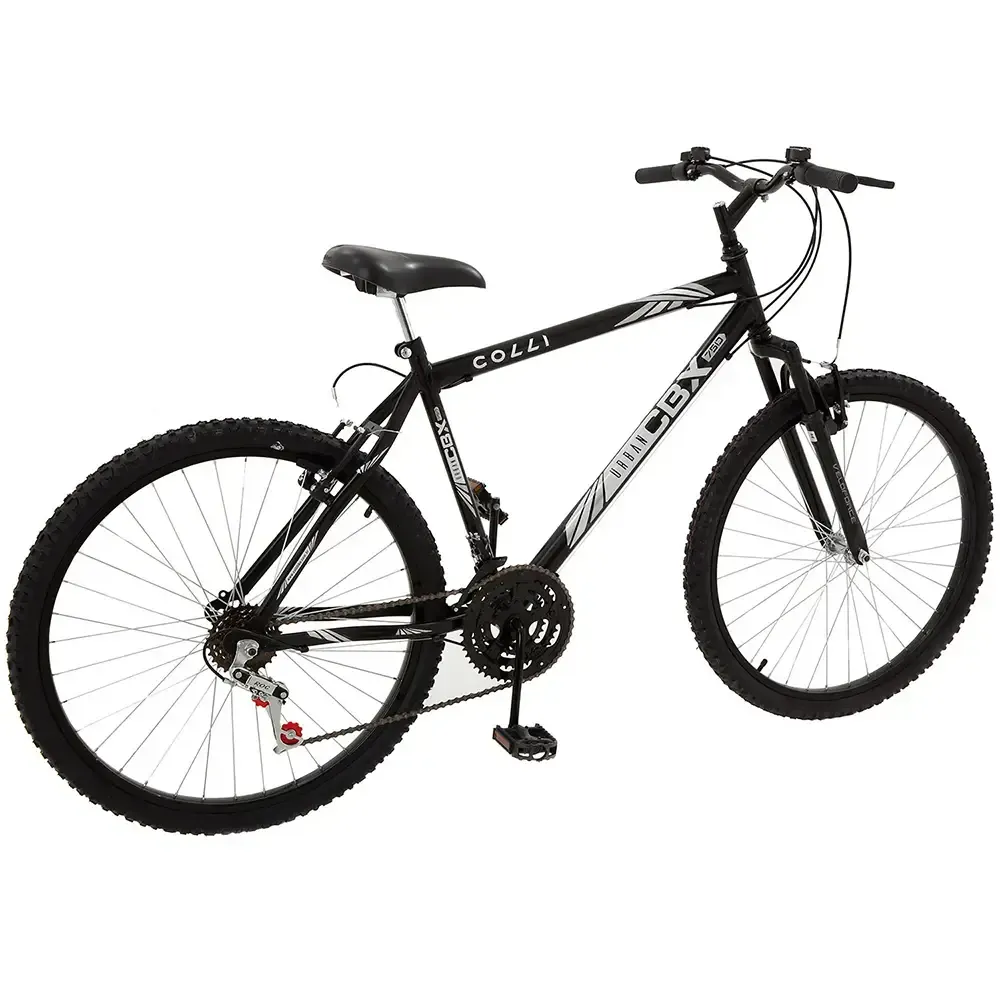 BICICLETA A26 CAZELLE/COLLI CB500 PRETA/CINZA C/ AMARELO/LARANJA NEON ANTIGA: PRETA CBX750 10