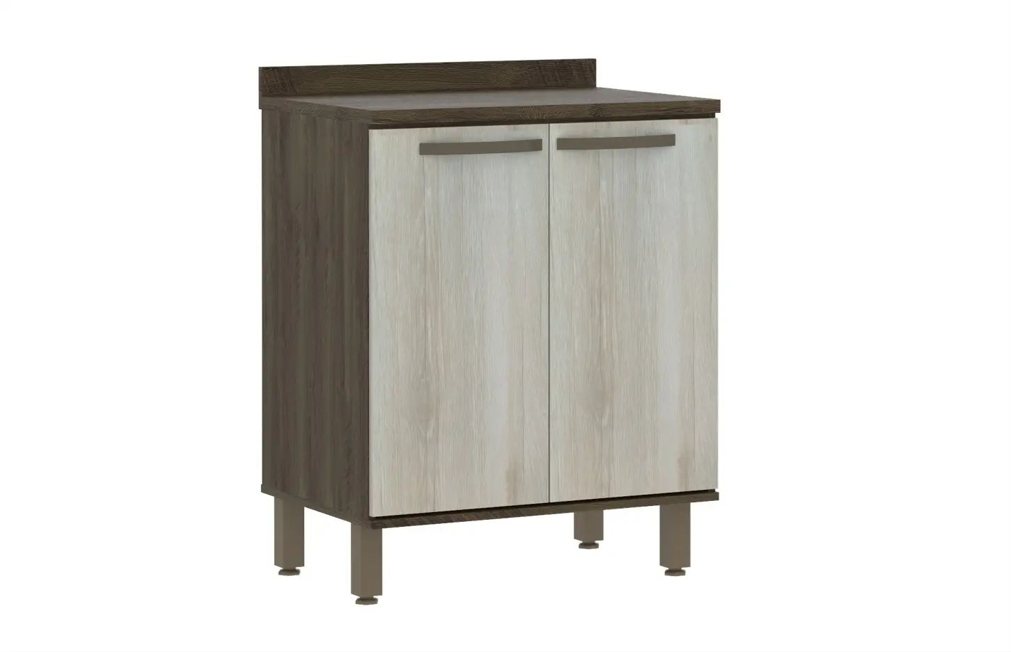 BALCAO LUCIANE 0.70CM C/TAMPO 0811 2PT SARA LEGNO/CREMA