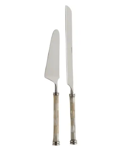 CONJ 2PC ROJEMAC ACO INOX P/ BOLO MADREPEROLA CLARA 30323